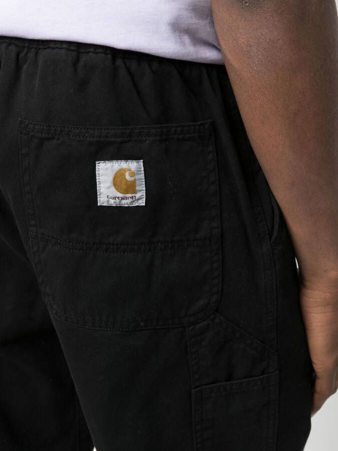 Carhartt WIP Broek met logopatch Zwart