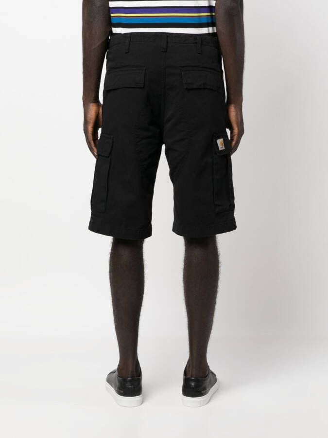 Carhartt WIP Katoenen bermuda shorts Zwart
