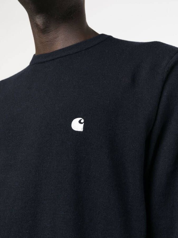 Carhartt WIP Trui met geborduurd logo Blauw