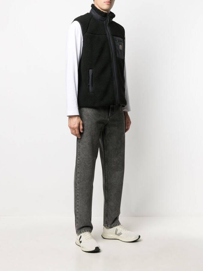 Carhartt WIP Fleece bodywarmer Zwart