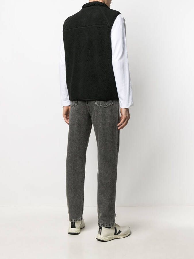 Carhartt WIP Fleece bodywarmer Zwart