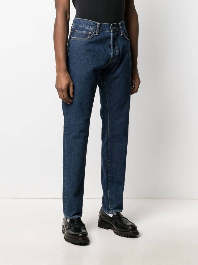 Carhartt WIP High waist jeans Blauw