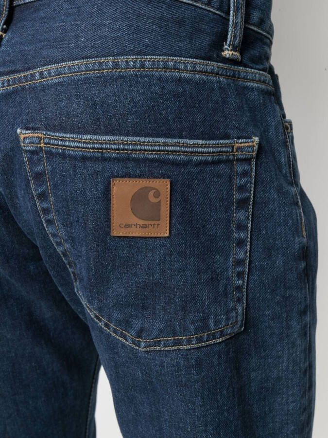 Carhartt WIP High waist jeans Blauw
