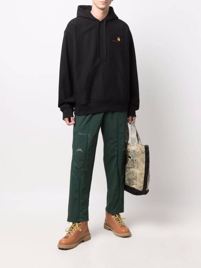 Carhartt WIP Hoodie met geborduurd logo Zwart