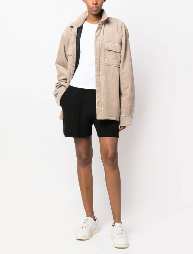 Carhartt WIP Shirt met logopatch Bruin