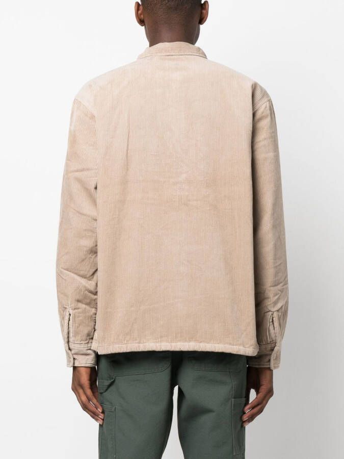 Carhartt WIP Shirt met logopatch Bruin