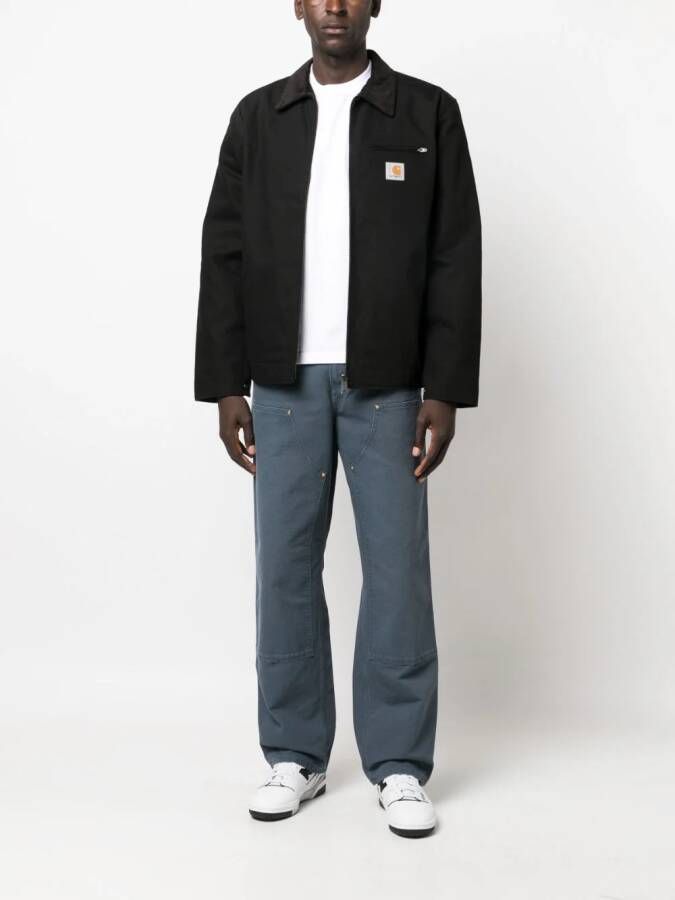 Carhartt WIP Jack met logopatch Zwart