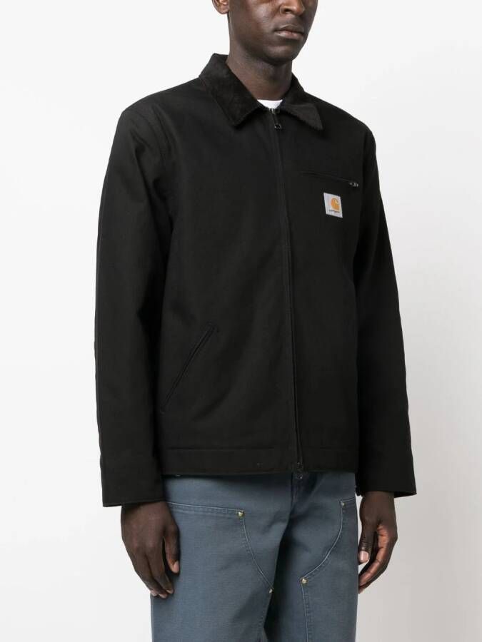 Carhartt WIP Jack met logopatch Zwart