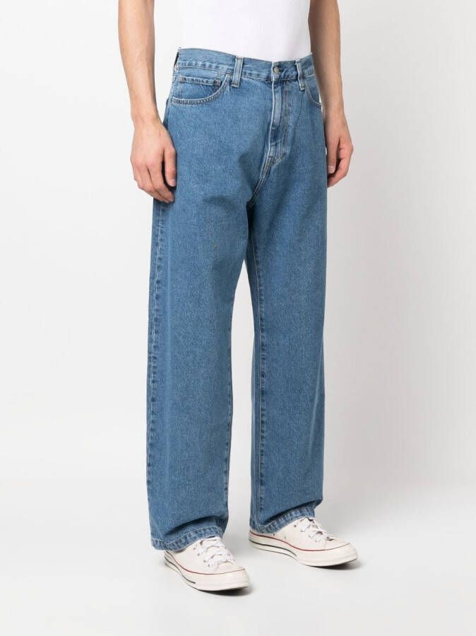 Carhartt WIP Landon jeans met wijde pijpen Blauw