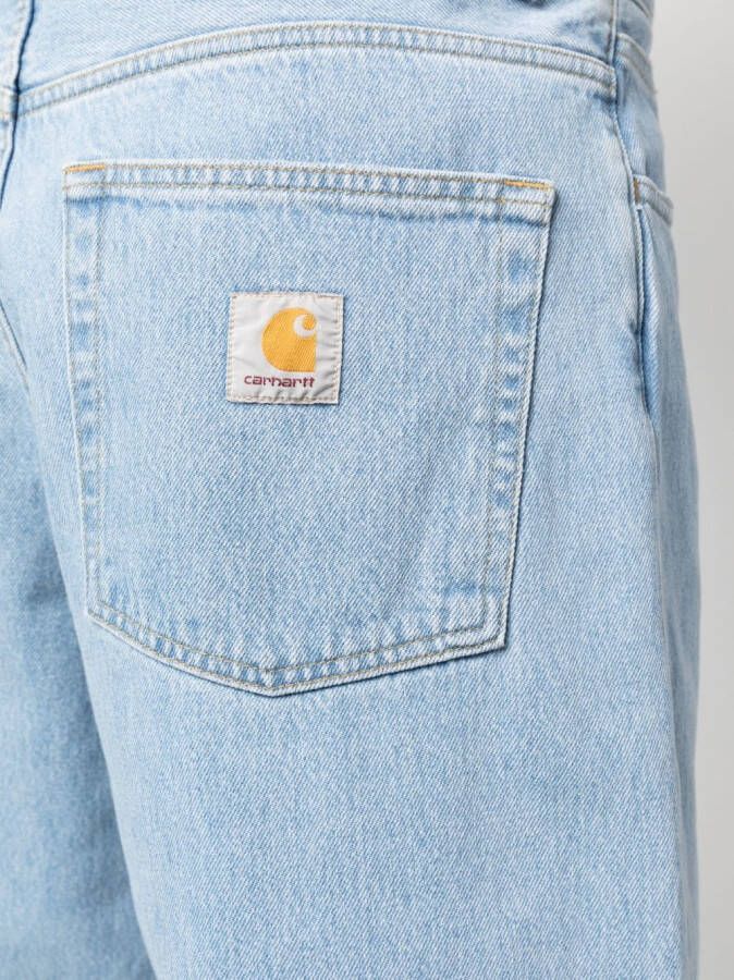 Carhartt WIP Brandon jeans met wijde pijpen Blauw