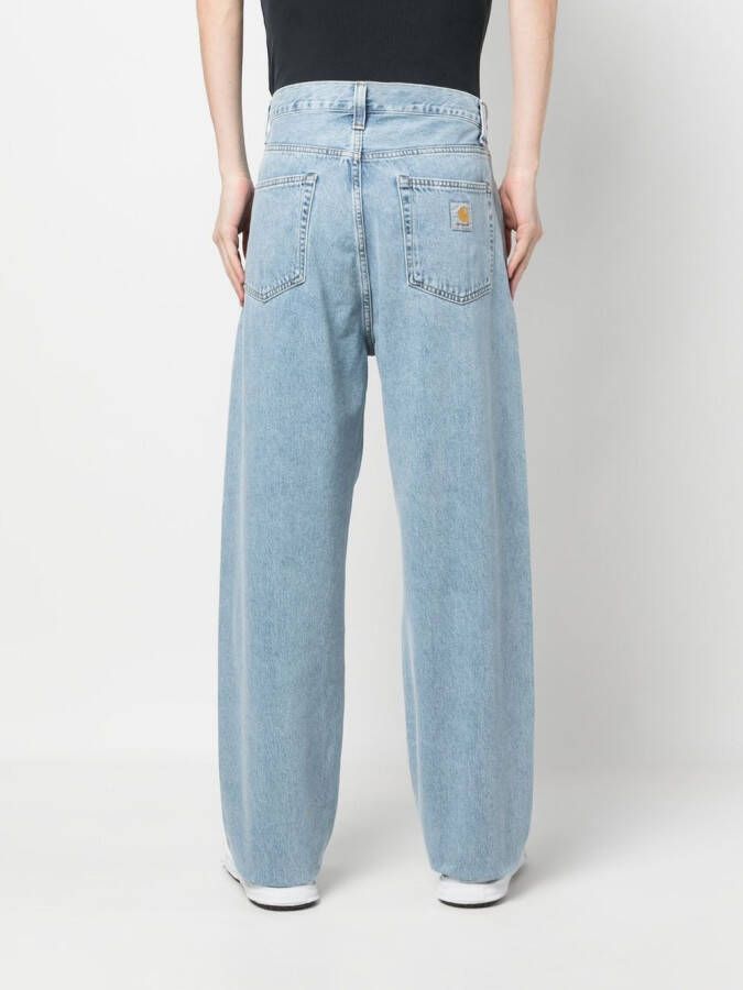 Carhartt WIP Jeans met wijde pijpen Blauw