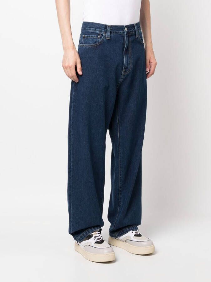 Carhartt WIP Landon katoenen jeans met wijde pijpen Blauw