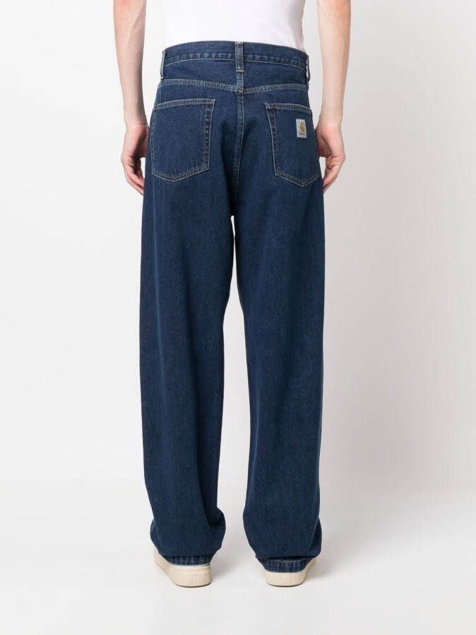 Carhartt WIP Landon katoenen jeans met wijde pijpen Blauw