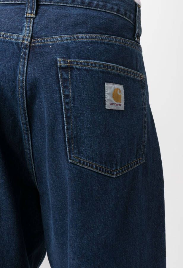 Carhartt WIP Landon katoenen jeans met wijde pijpen Blauw