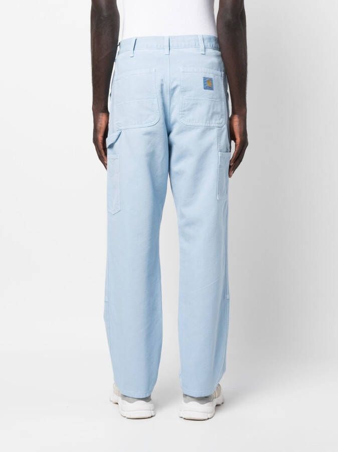 Carhartt WIP Jeans van biologisch katoen Blauw