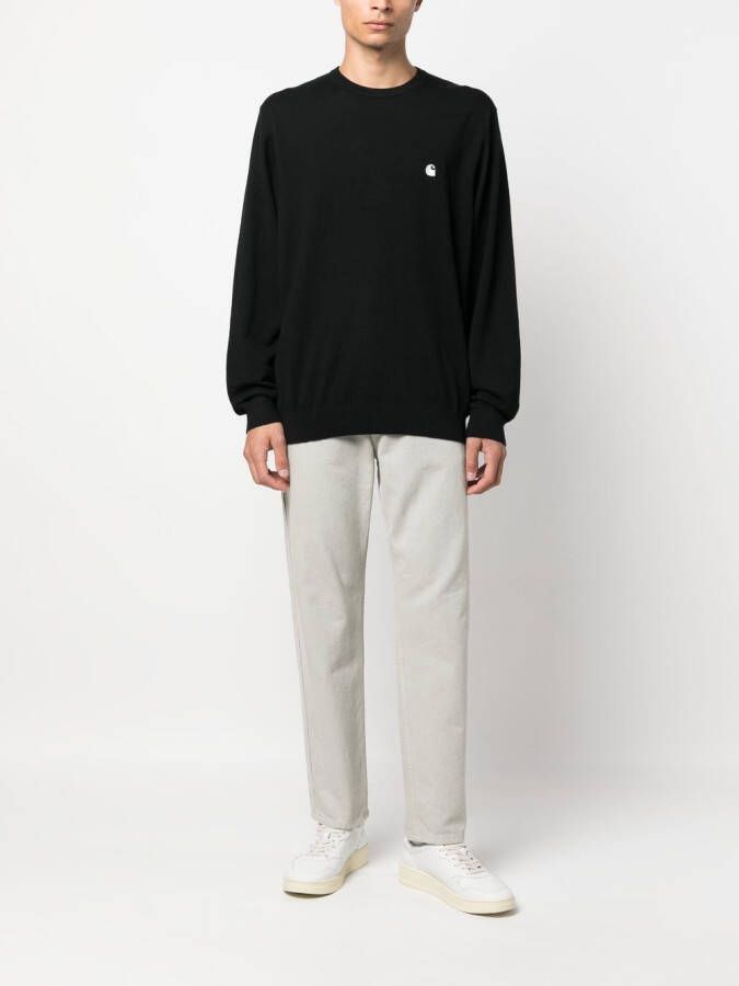 Carhartt WIP Trui met geborduurd logo Blauw