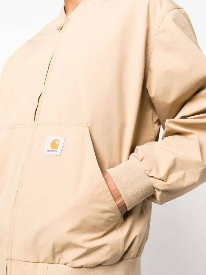 Carhartt WIP Bomberjack met logopatch Bruin