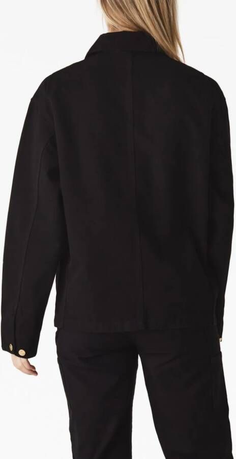 Carhartt WIP Shirtjack met logopatch Zwart
