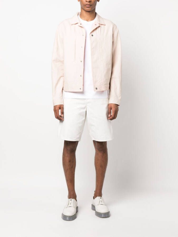 Carhartt WIP Shorts met logopatch Wit