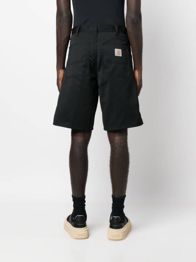 Carhartt WIP Bermuda shorts met logopatch Zwart
