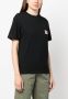 Carhartt WIP T-shirt met logopatch Zwart - Thumbnail 3