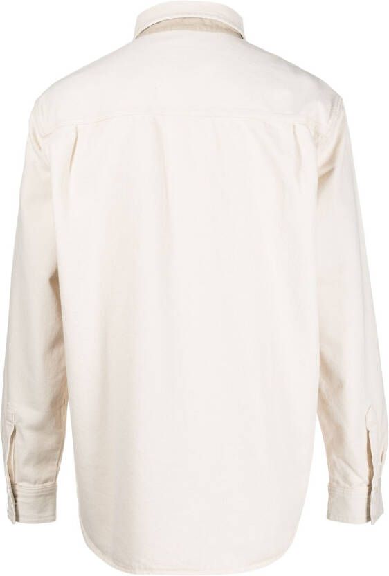 Carhartt WIP Overhemd met logopatch Beige