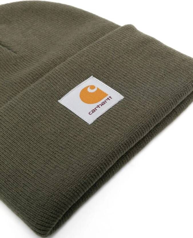 Carhartt WIP Muts met logopatch Groen
