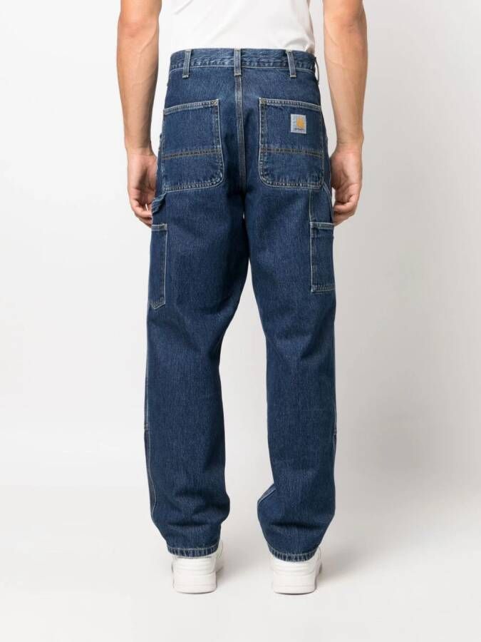 Carhartt WIP Nash DK jeans met wijde pijpen Blauw