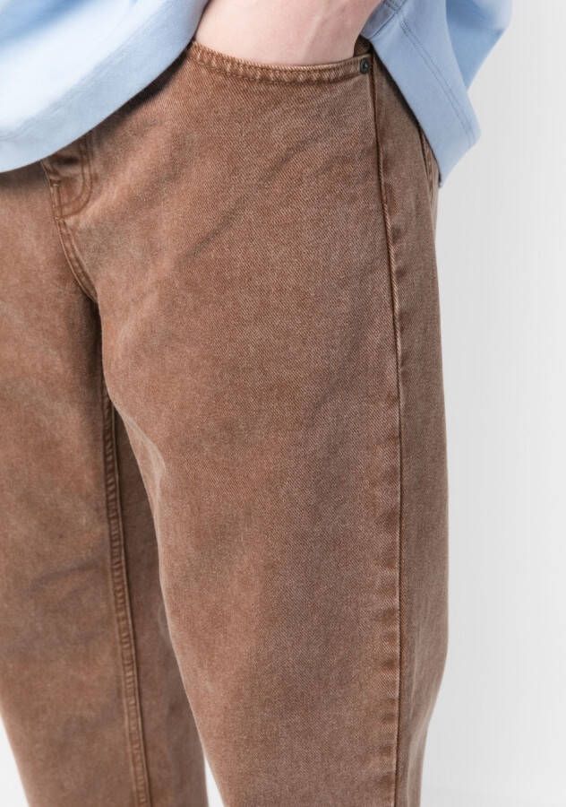 Carhartt WIP Jeans met toelopende pijpen Bruin