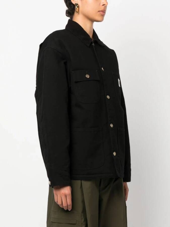 Carhartt WIP Jack van biologisch katoen Zwart