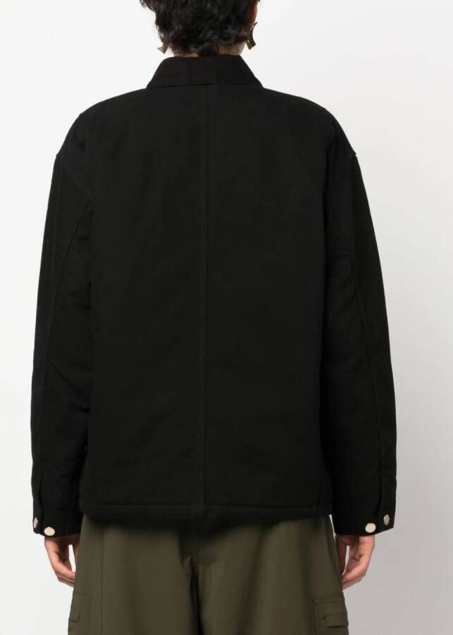 Carhartt WIP Jack van biologisch katoen Zwart