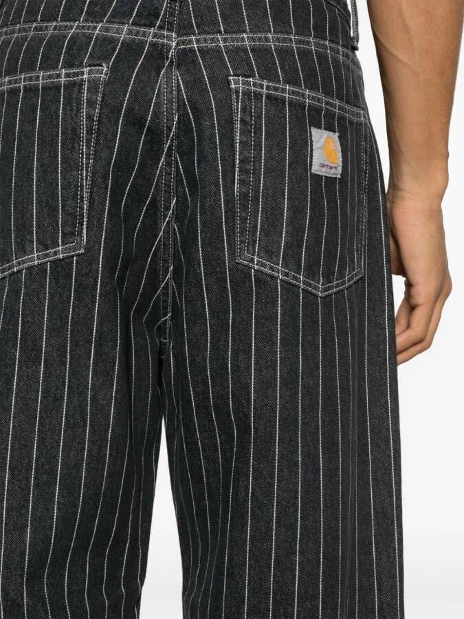 Carhartt WIP Orlean jeans met toelopende pijpen Zwart