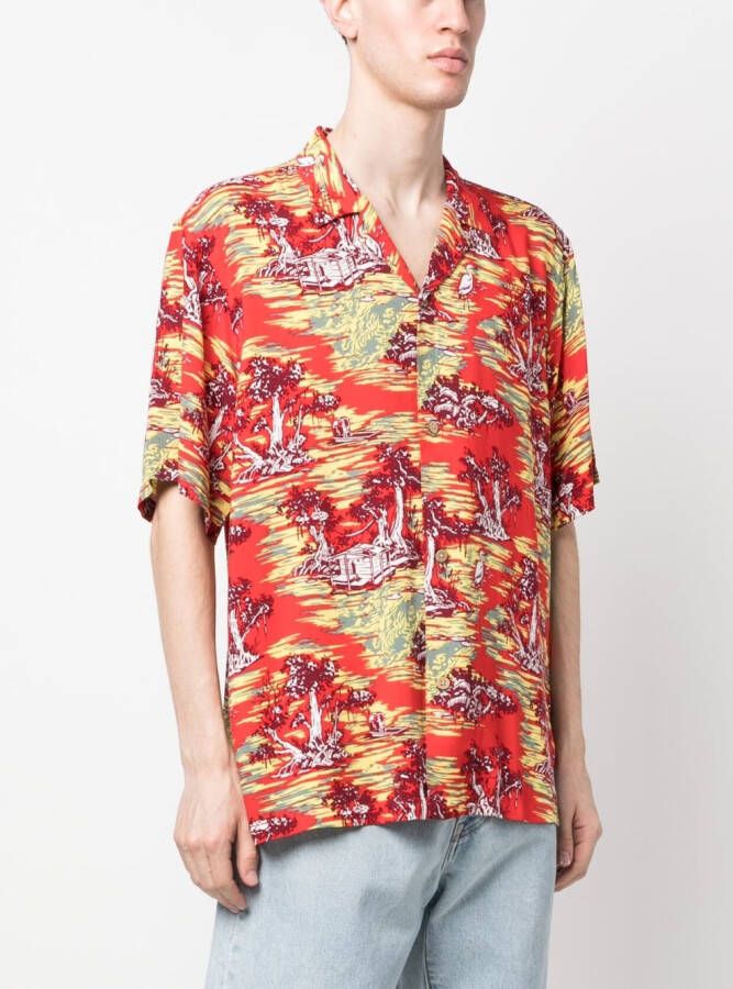 Carhartt WIP Overhemd met print Rood