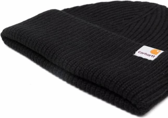 Carhartt WIP Ribgebreide muts Zwart