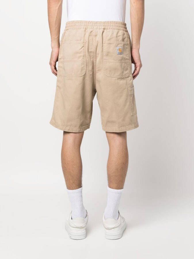 Carhartt WIP Shorts met elastische taille Beige