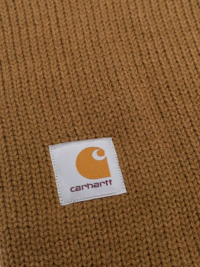 Carhartt WIP Grofgebreide bivakmuts Bruin