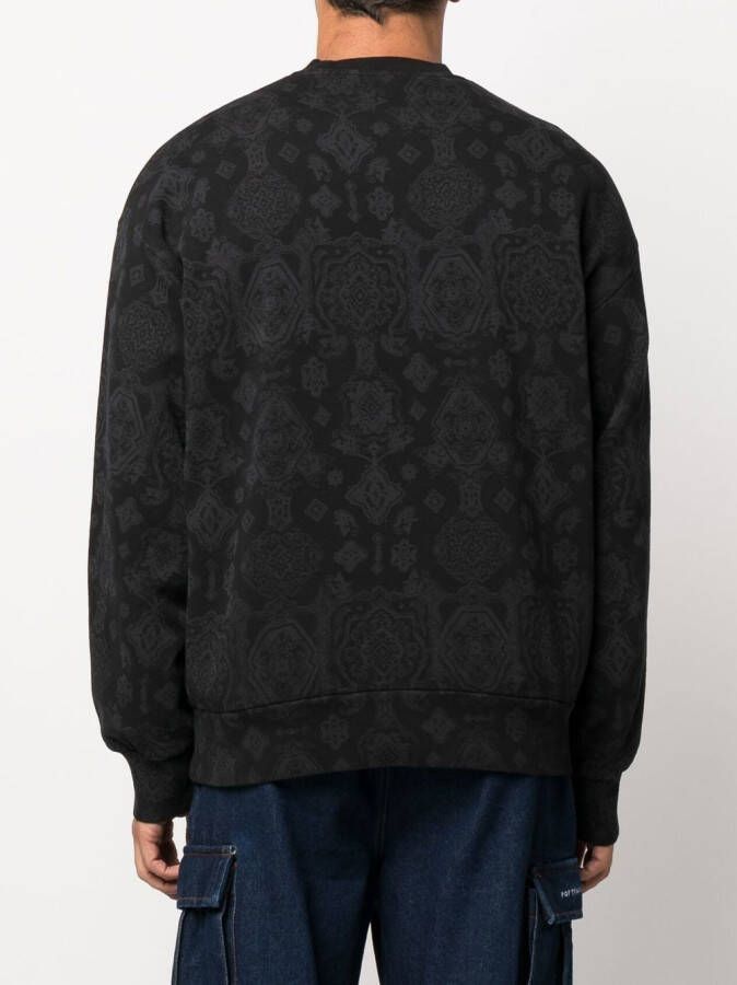 Carhartt WIP Sweater met barokprint Zwart