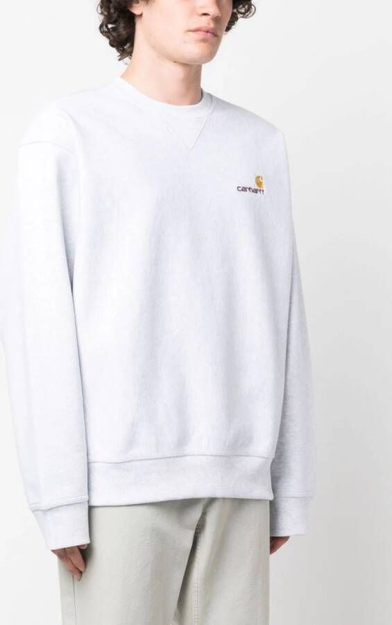 Carhartt WIP Sweater met geborduurd logo Grijs