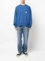 Carhartt WIP Sweater met logopatch Blauw - Thumbnail 2