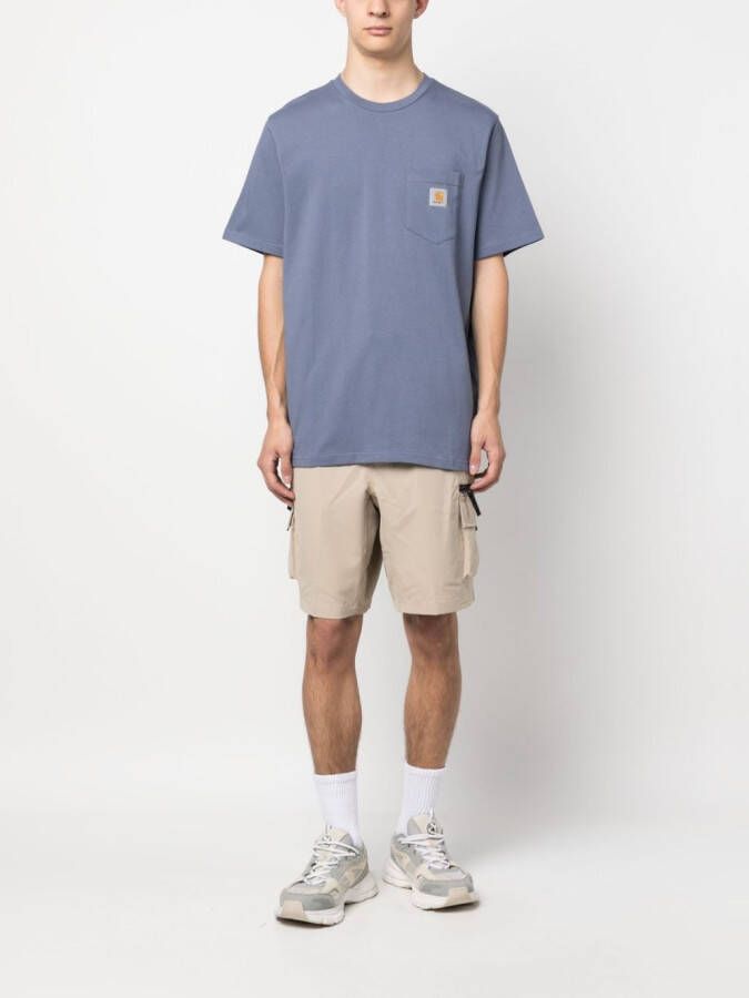 Carhartt WIP T-shirt met logopatch Blauw
