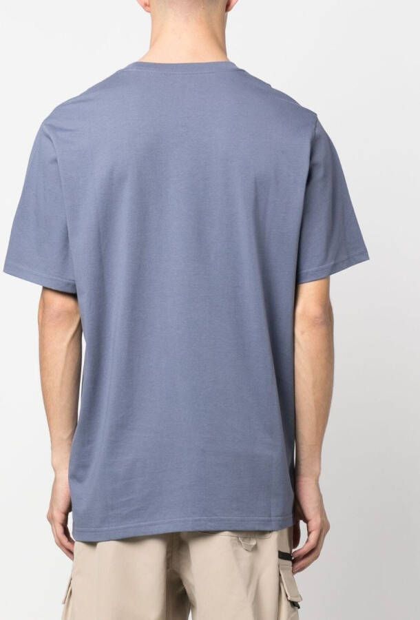 Carhartt WIP T-shirt met logopatch Blauw
