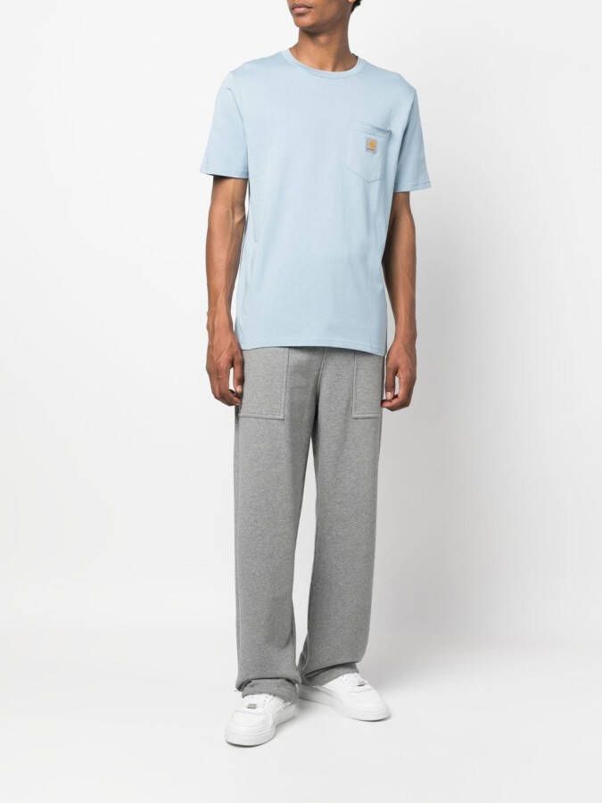 Carhartt WIP T-shirt met logopatch Blauw