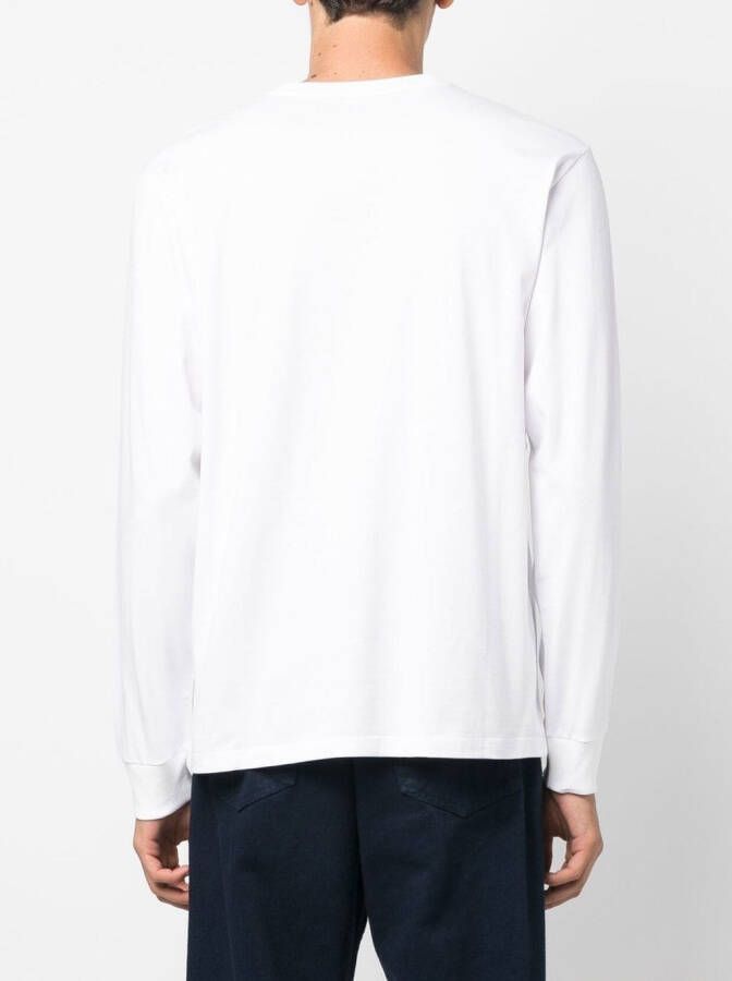 Carhartt WIP T-shirt met logopatch Wit