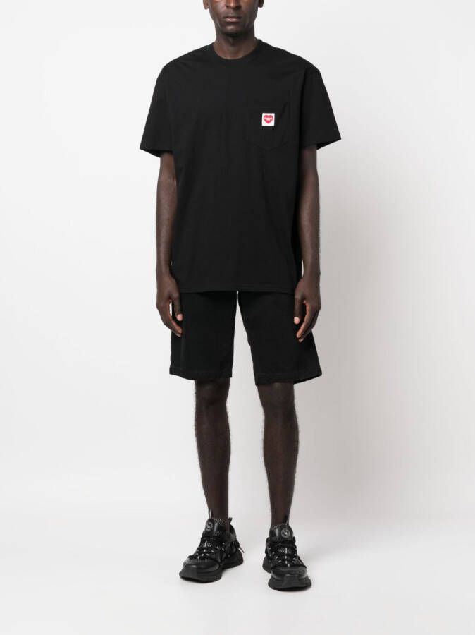 Carhartt WIP T-shirt met logopatch Zwart