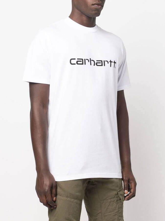 Carhartt WIP T-shirt met logoprint Wit