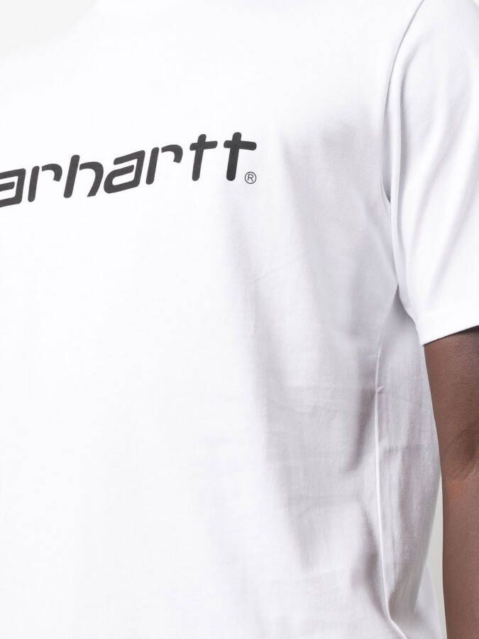 Carhartt WIP T-shirt met logoprint Wit