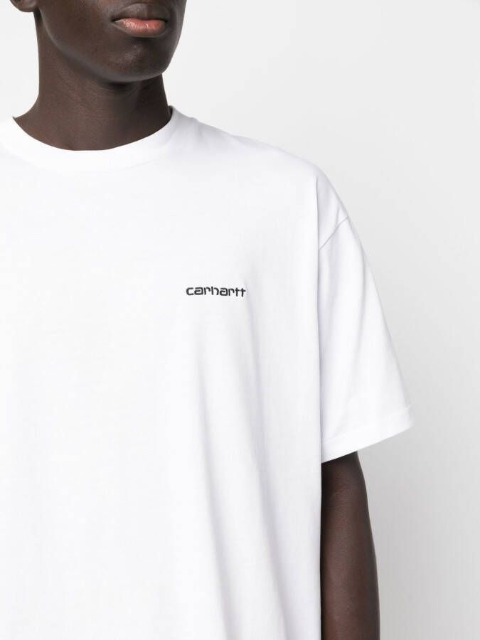 Carhartt WIP T-shirt met logoprint Wit