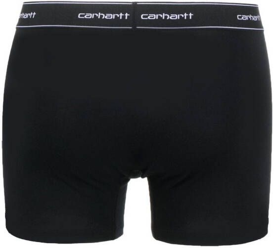 Carhartt WIP Twee boxershorts met logoband Zwart