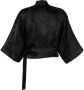 Carine Gilson Zijden blouse Zwart - Thumbnail 2