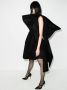 Carolina Herrera Asymmetrische mini-jurk Zwart - Thumbnail 2